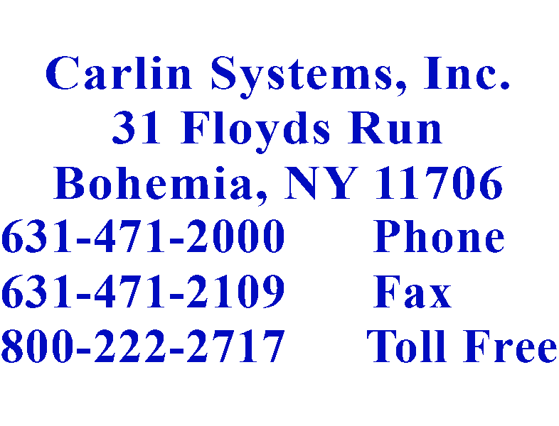 Carlin Systems Inc